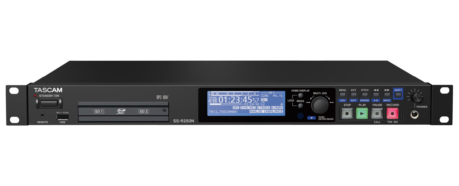 SS-R250N Solid State Recorder with Networking
