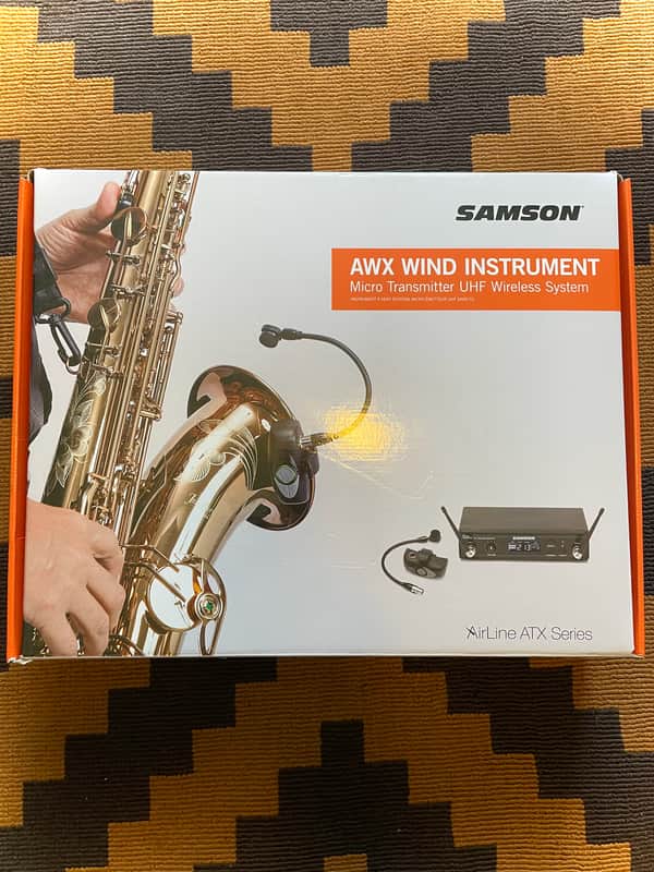 Samson AirLine AWX Wind Instrument Wireless Horn Microphone (470-494MHz)