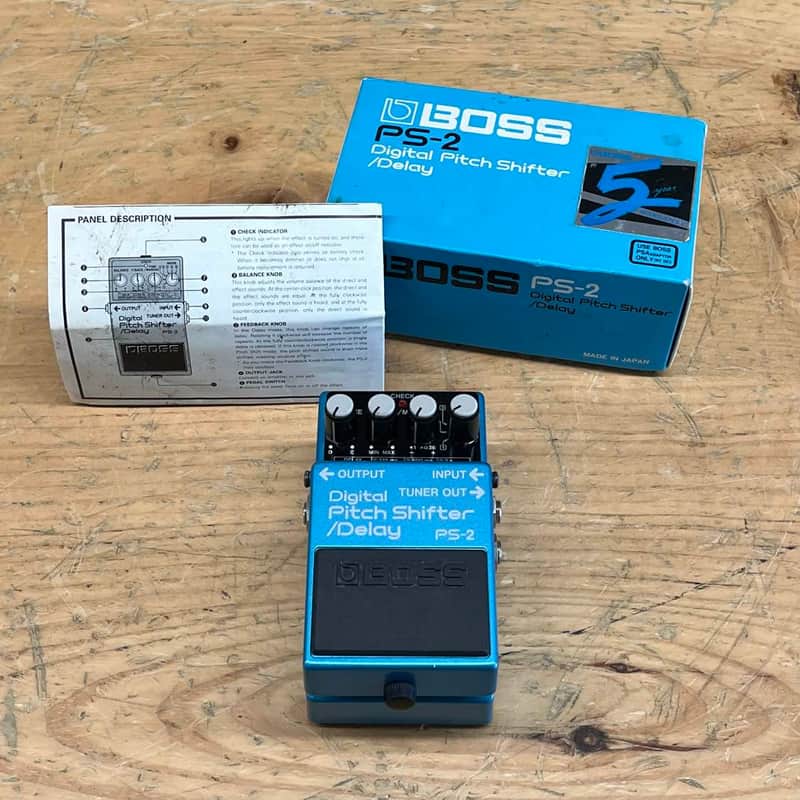 Boss PS-2 Digital Pitch Shifter/Delay Guitar Effect Pedal w/Box