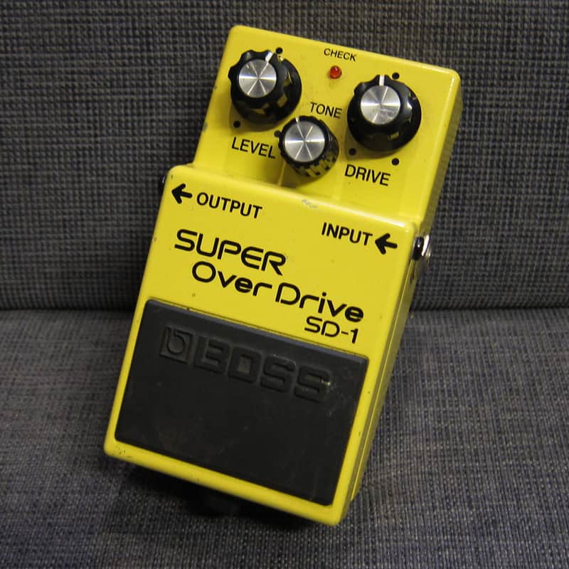Boss SD-1 Super OverDrive JRC4558DD Chip