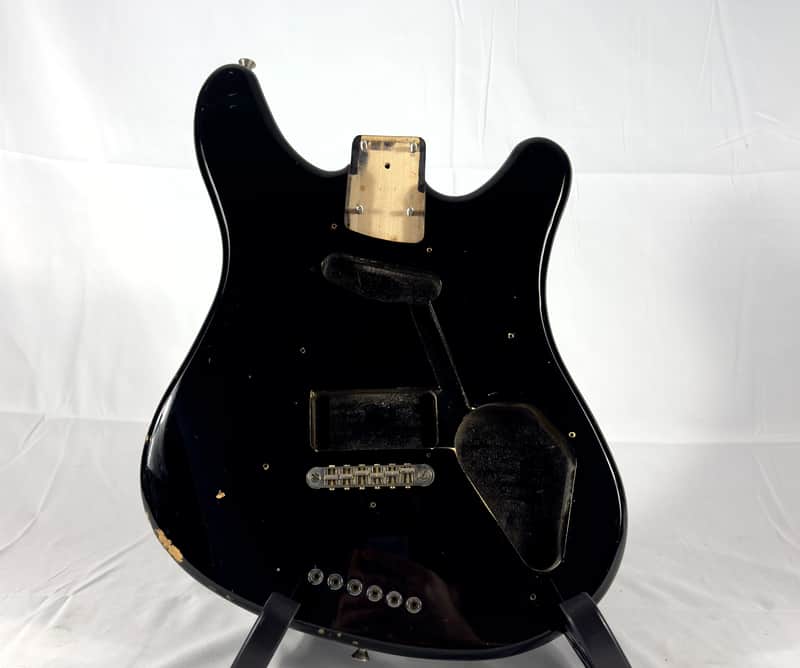Squier Vista Venus Series Electric Guitar Body MIJ Japan 1996 - Gloss Black