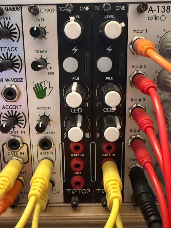 Tiptop Audio TG Throbbing Gristle Edition ONE Audio Flux Sample Player 2010s - Black