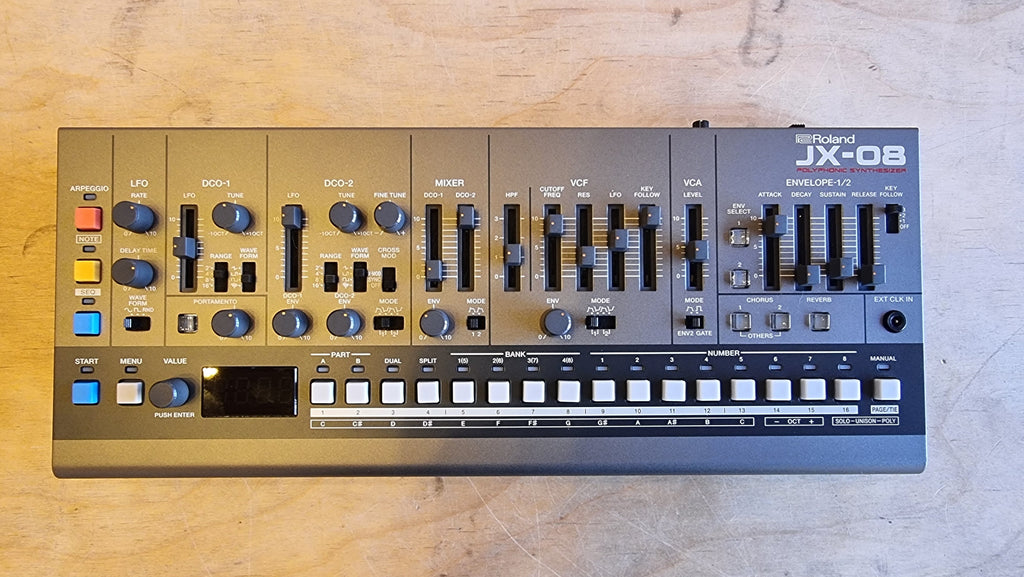 Roland JX-08 Boutique Series JX-8P Sound Module, keyboard synthesizer instrument