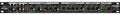 Rack-mountable audio processor with multiple knobs, switches, and LED meters labeled Drawmer MX60.