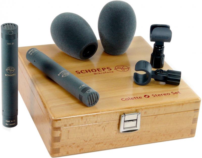 SCHOEPS CMC6 w/ MK2 - Stereo Set — Microphone, studio recording microphone body
