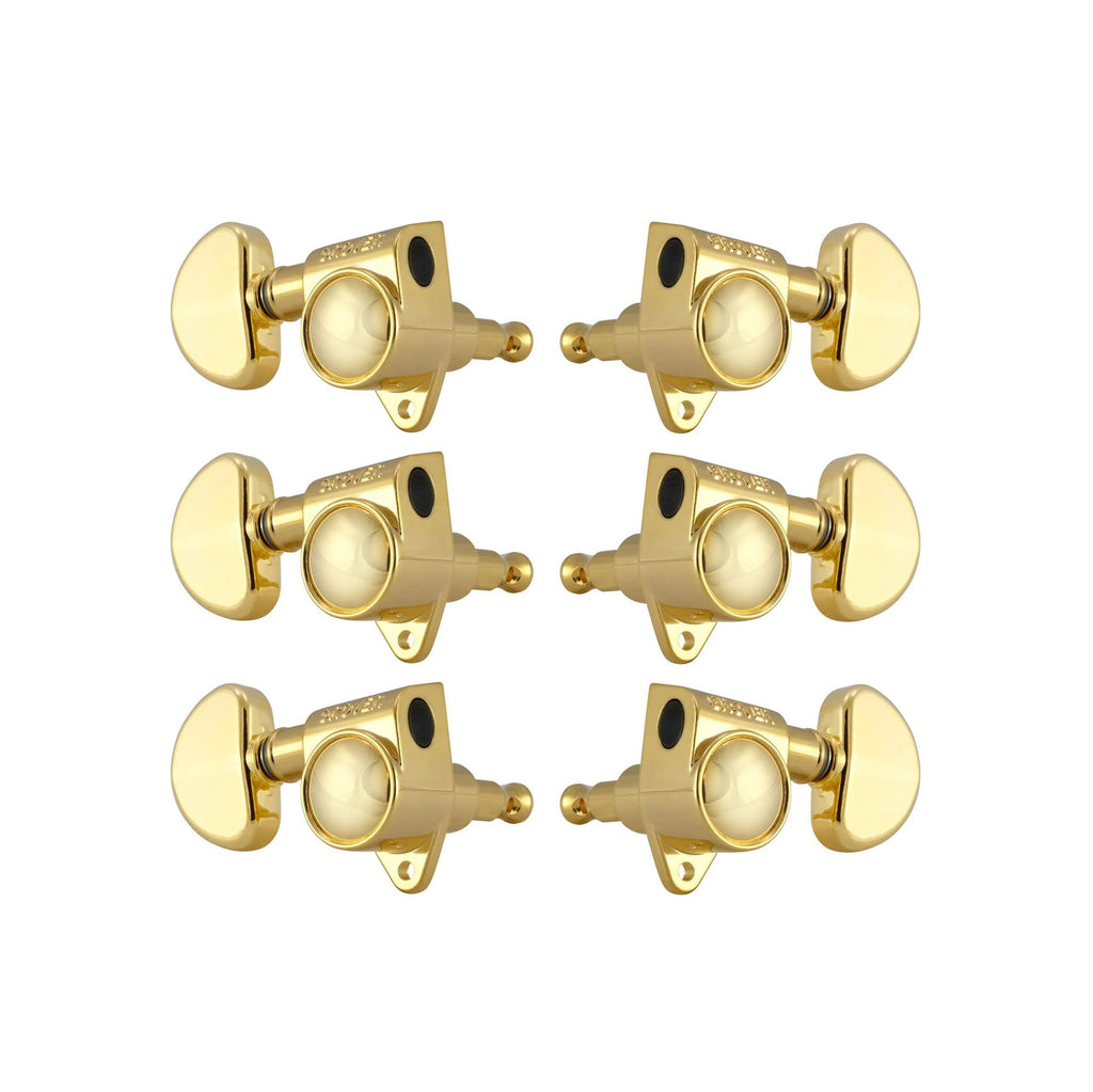 Grover 102-18G Rotomatic Gold Machine Heads 3+3 – Kidney Style