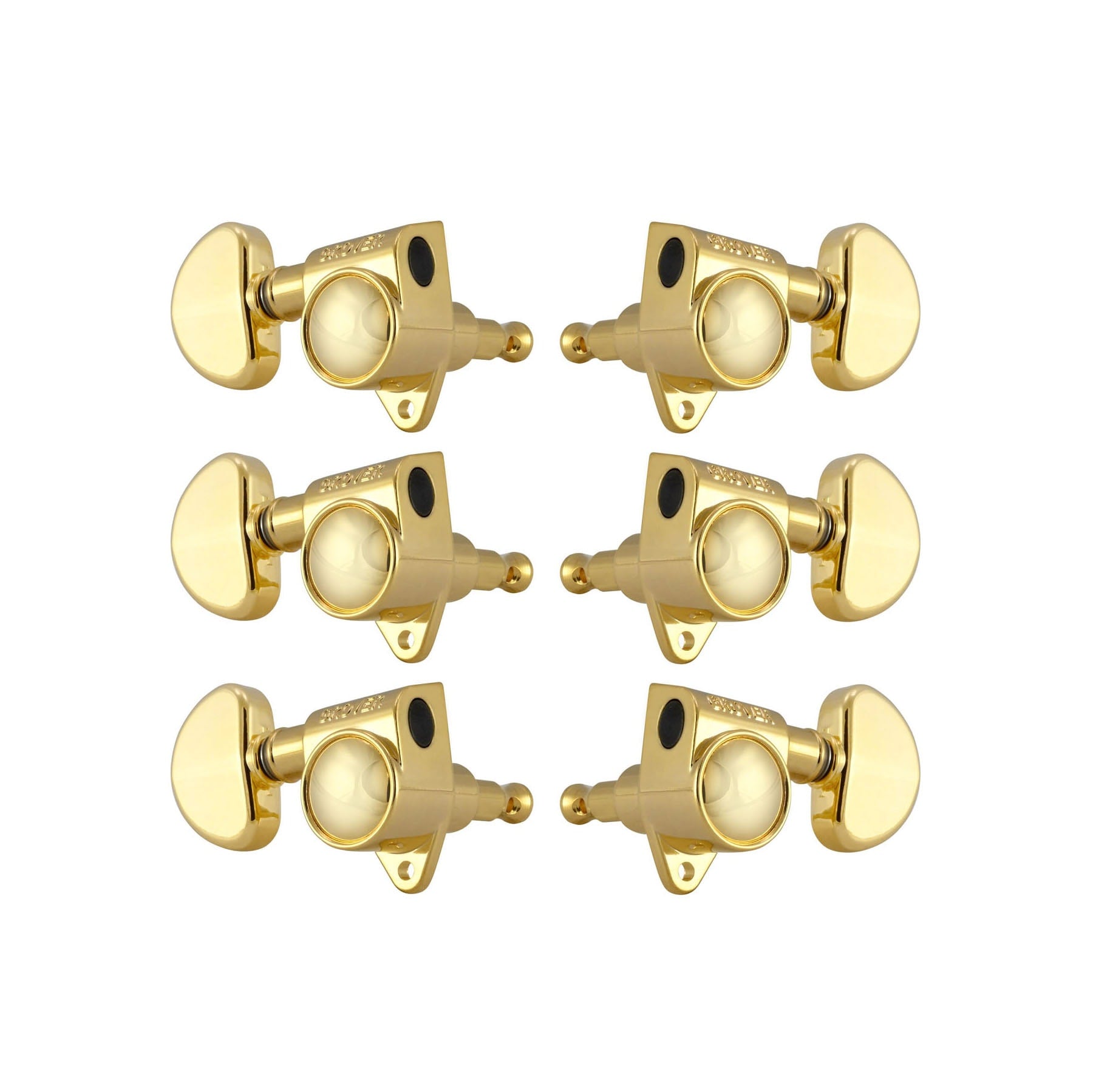 Grover 102-18G Rotomatic Gold Machine Heads 3+3 – Kidney Style