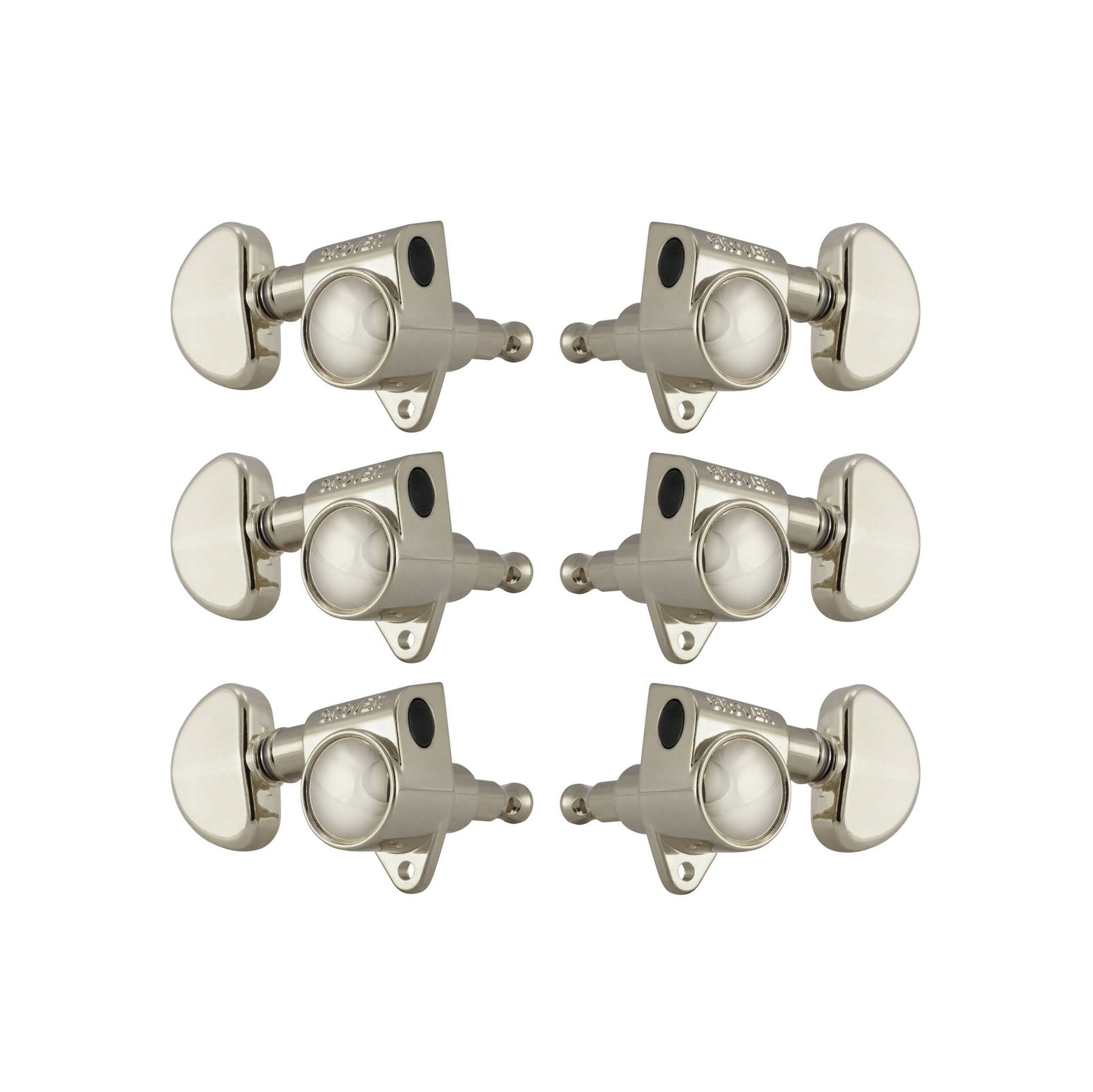 Grover 102-18C Rotomatic Nickel Machine Heads 3+3 – Kidney Style