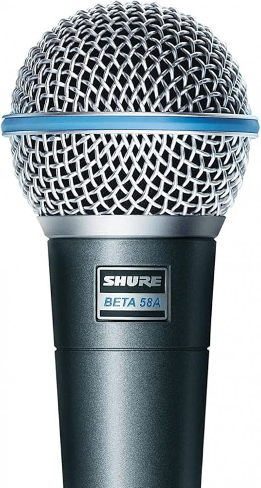 SHURE BETA 58A — Microphone, studio recording microphone body