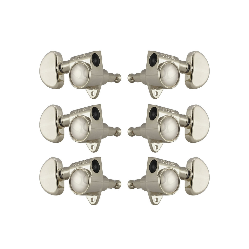 Grover 102N Rotomatic Nickel Machine Heads 3+3 – Kidney Style