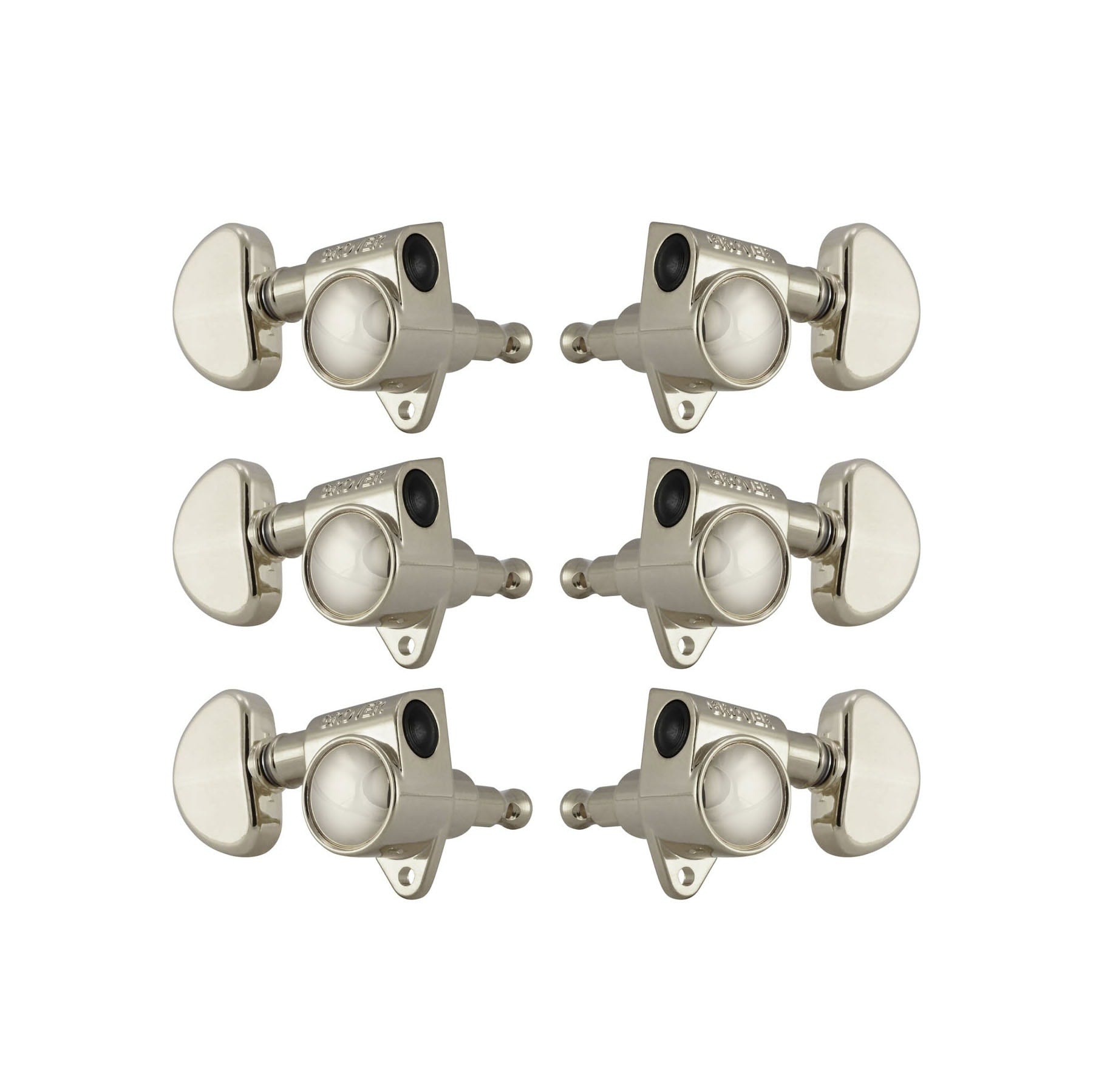 Grover 102N Rotomatic Nickel Machine Heads 3+3 – Kidney Style