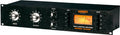 Front panel of a black Warm Audio WA76 limiting amplifier with knobs, slider, and VU meter.