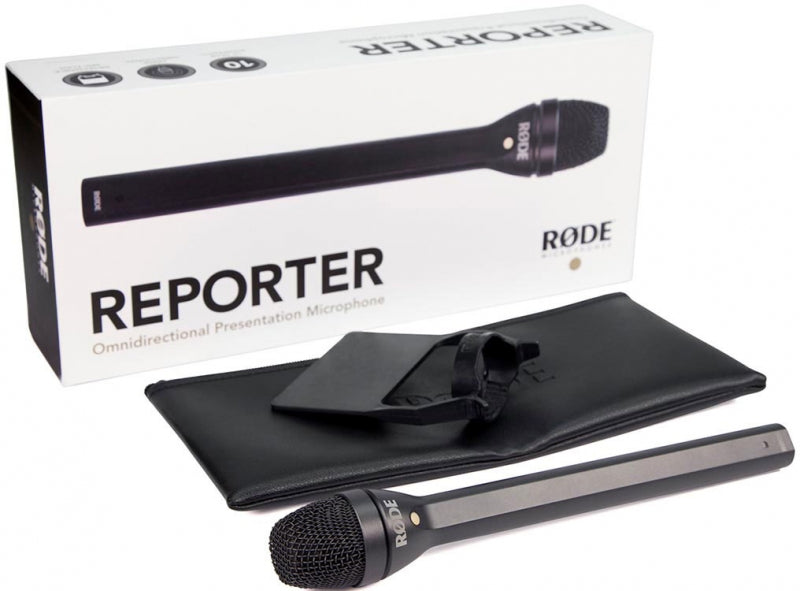 RODE Reporter — Microphone, studio recording microphone body