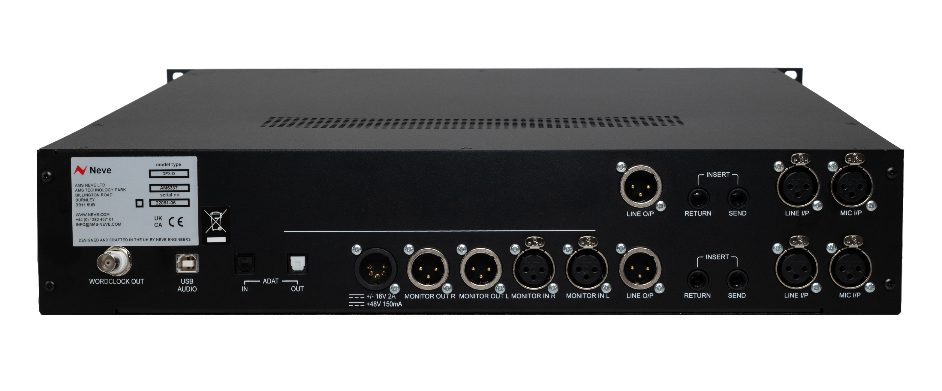 AMS NEVE 1073 DPX-D — Microphone, studio recording microphone body