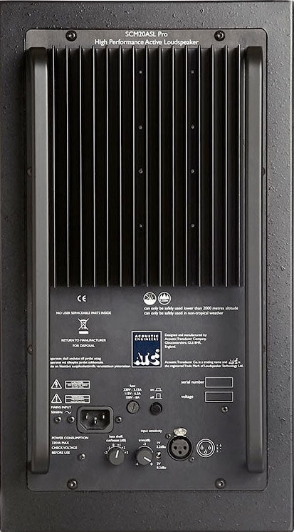 ATC LOUDSPEAKERS SCM20ASL Pro MKII (single) — Studio Monitor, nearfield reference loudspeaker