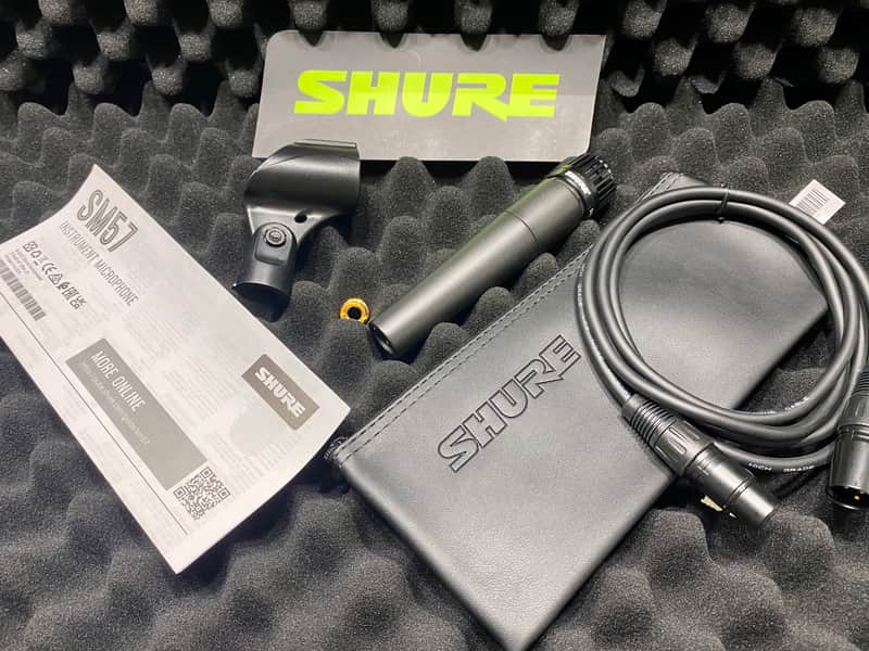 Shure SM57 Cardioid Dynamic Microphone w/XLR