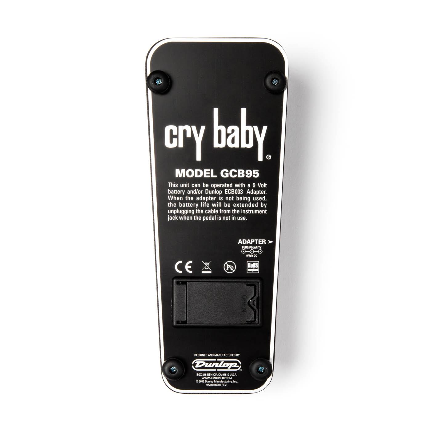 Dunlop GCB95 Cry Baby Original Wah Effect Pedal