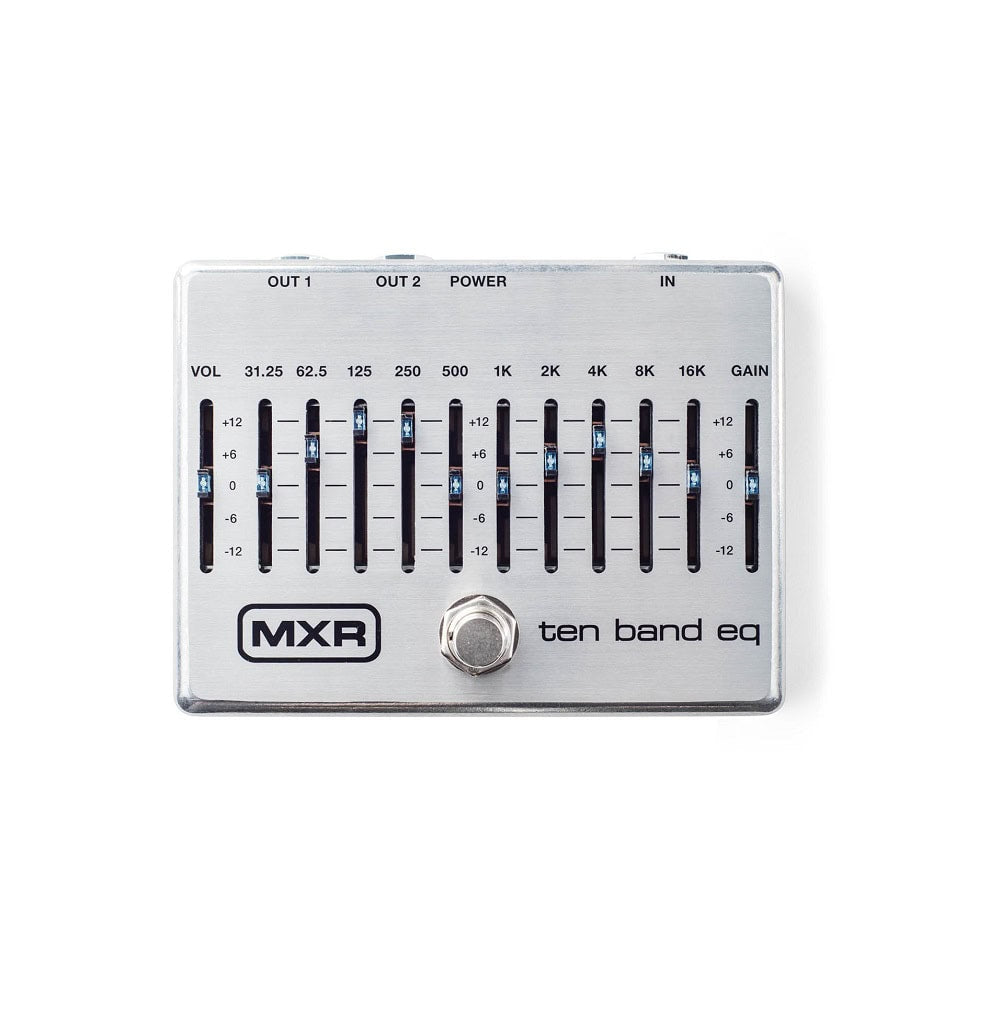 MXR® M108S Ten Band Graphic EQ, parametric or graphic equalizer unit