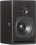 Black studio monitor speaker with PSI Audio logo and front-facing woofer and tweeter drivers.