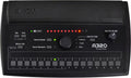 Black AVIOM A320 personal mixer with multiple buttons, knobs, and LED indicators on the front panel.