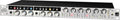 Front panel of an Audient ASP800 audio interface with multiple knobs, buttons, and input connectors.