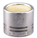 Silver TELEFUNKEN microphone capsule with gold mesh grille and TK60 marking.