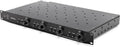 Black rackmount microphone preamplifier unit with multiple gain knobs and phase switches.