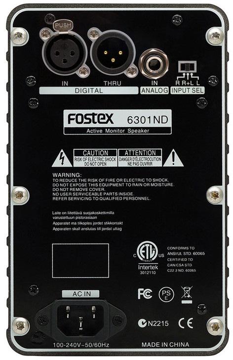 FOSTEX 6301ND — Studio Monitor, nearfield reference loudspeaker