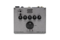 Front view of a gray Seymour Duncan Power Stage 200 amp pedal with five rotary knobs and two toggle switches.