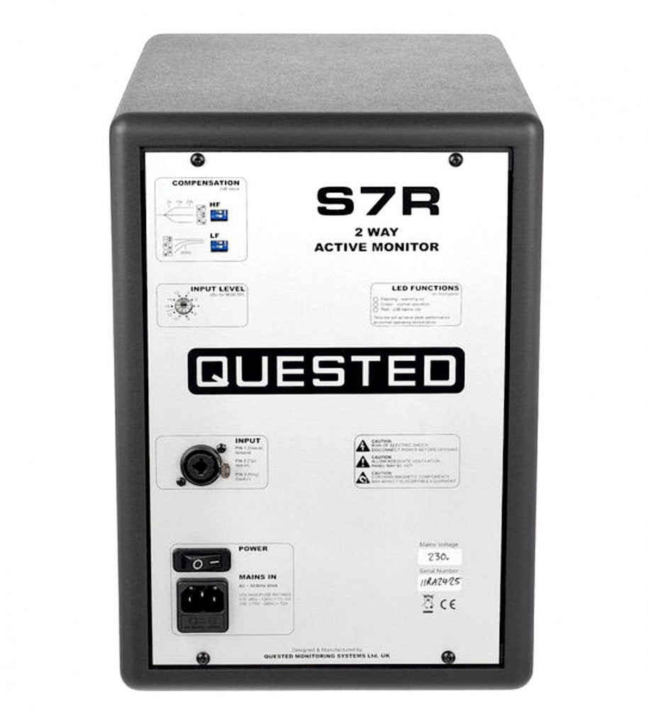QUESTED S7R MKIII — Studio Monitor, nearfield reference loudspeaker