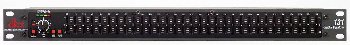 131 - Single Channel 31 Band Graphic EQ