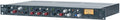 Front panel of a black audio preamp with multiple knobs, buttons, and a vintage-style meter labeled 'RUPERT NEVE DESIGNS'.