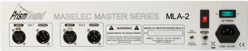 MASELEC MLA-2 Mastering Compressor Limiter