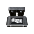 Black Cry Baby foot controller pedal with raised foot pedal and white logo on front.