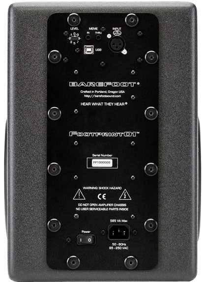 BAREFOOT SOUND Footprint01 — Studio Monitor, nearfield reference loudspeaker