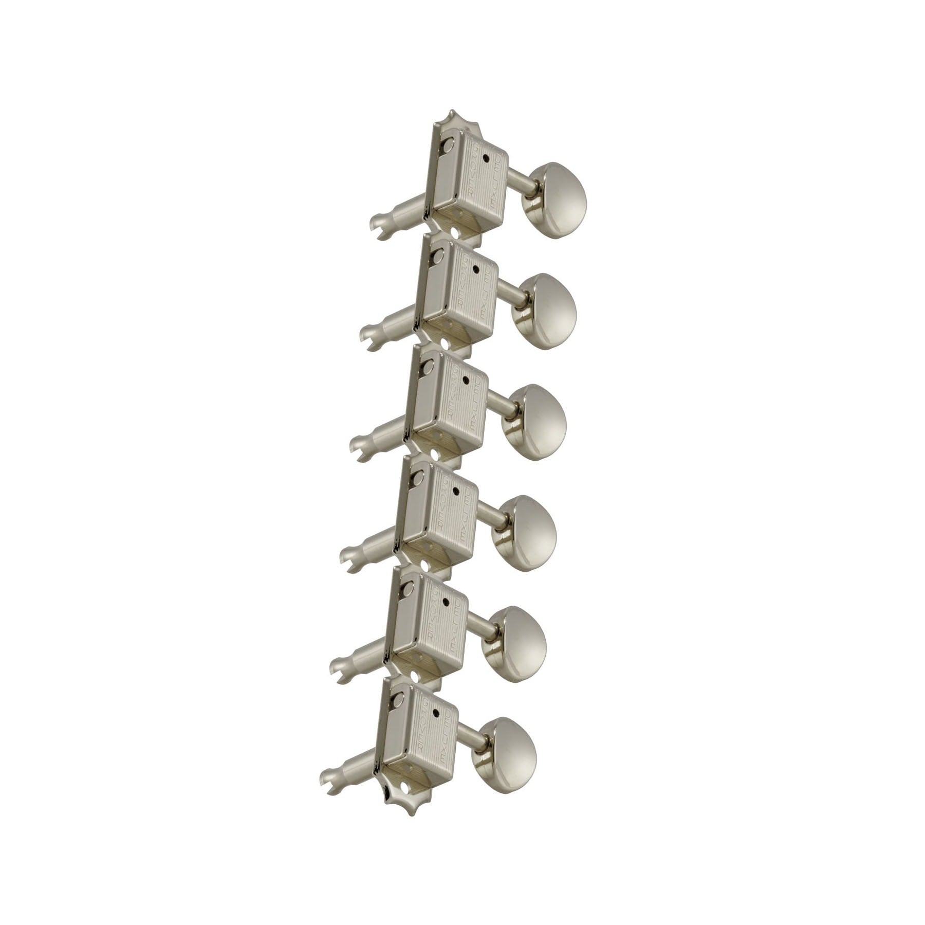 Grover 133N6 Vintage Deluxe Nickel Machine Heads – Set of 6 Inline