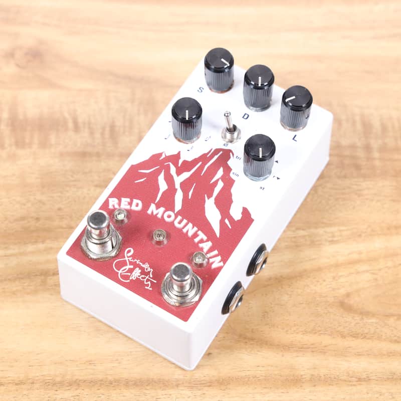 Swindler Effects Red Mountain Tremolo Signature 2010s - White/Red