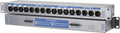 Front and rear views of a RME DTOX-32 patchbay with multiple XLR AES/EBU inputs and outputs and a D-sub digital breakout connector.