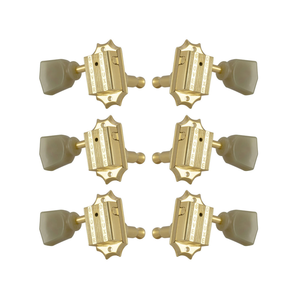 Grover 135G Vintage Gold Machine Heads 3+3 – Tulip Style