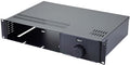 Black rack unit chassis with a front panel featuring a single large rotary knob and the SPL logo.