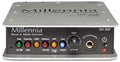 Front panel of a Millennia HV-35P audio preamp with various control buttons, gain knob, and instrument input jack.