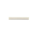 A small rectangular off-white blank nut piece on a white background.