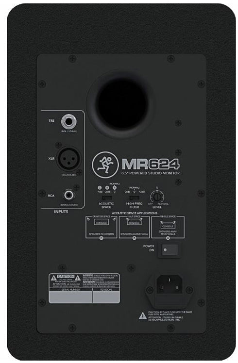 MACKIE MR624 — Studio Monitor, nearfield reference loudspeaker