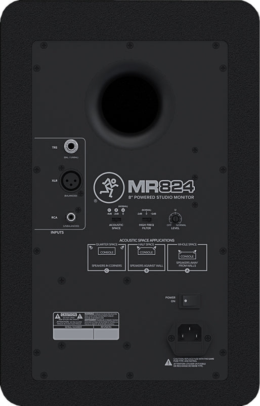 MACKIE MR824 — Studio Monitor, nearfield reference loudspeaker