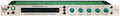 Front panel of a Crane Song HEDD Quantum audio device with knobs, buttons, power switch, and LED meter display.