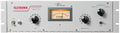 Front panel of a Teletronix Leveling Amplifier Model LA-2A with knobs, switches, and a VU level meter.
