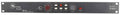 Front panel of a Heritage Audio HA 73 Elite Series microphone amplifier with controls and 1/4 inch jack.