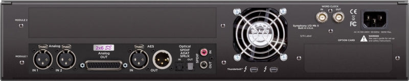 APOGEE Symphony I/O MkII Thunderbolt 2x6 SE — Converter