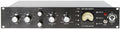 Front panel of a BLACK LION AUDIO Seventeen audio compressor with knobs, switches, and a VU meter.
