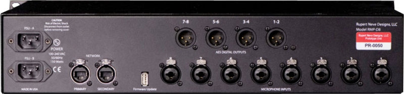 RUPERT NEVE DESIGNS RMP-D8 — Microphone, studio recording microphone body